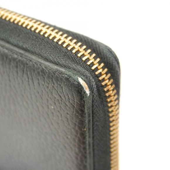 Gucci GG Marmont Long Wallet 456117 Black Leather with Gold Hardware Women's - Picture 5 of 10